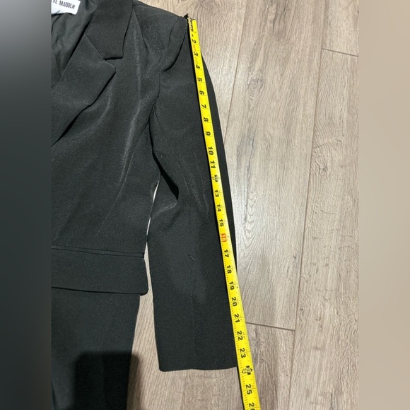 Steve Madden Black Tailored Longline Blazer Jacket Size Small - Picture 12 of 12
